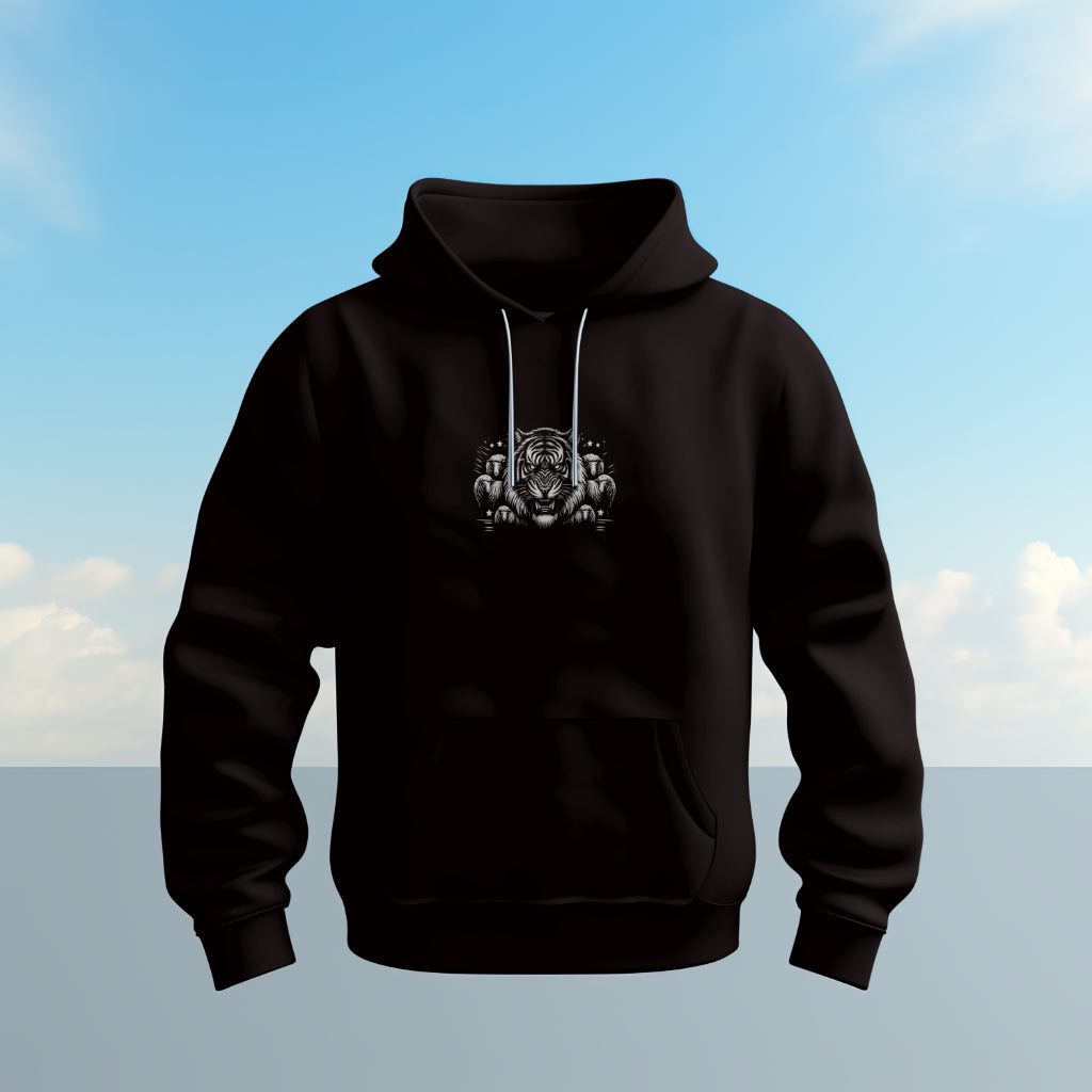 black Tigers Don't Lose Sleep Pullover Unisex Hoodie-front